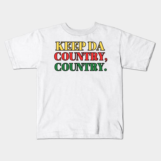 keep da country, country. hawaii Kids T-Shirt by maplunk
